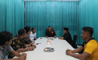 Untuk Mewujudkan Pemilu 2024 Yang Damai dan Berkualitas, Bawaslu Talaud Audiensi ke Polres Talaud