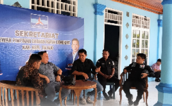 Foto visitasi Ketua dan Pimpinan