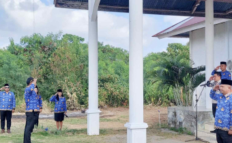 pelaksanaan upacara bendera HUT RI ke 81